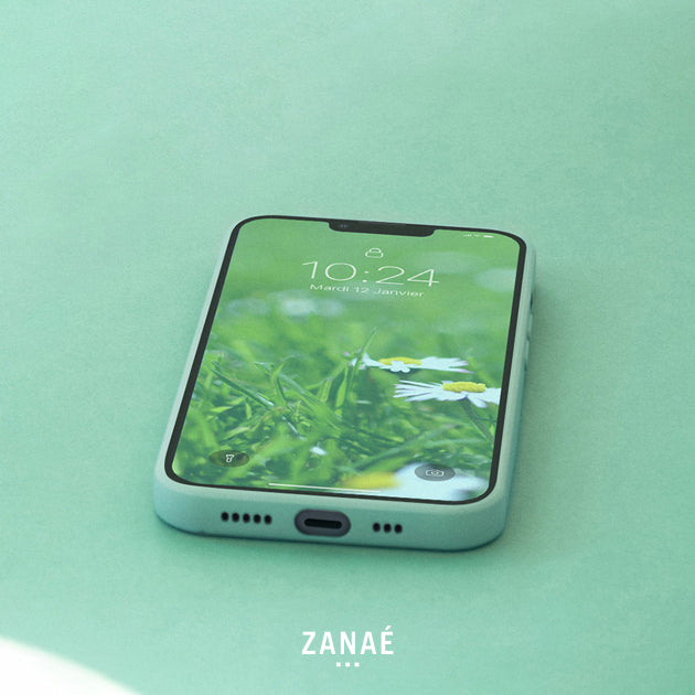 Coque Zanaé Color Menthe Gelée