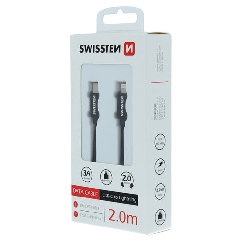 Câble Long Lightning, Ultra Résistant, 2m (USB-C vers Lightning)