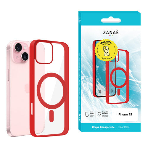 Coque Aura Magsafe Rouge