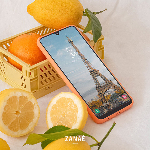 Coque Zanaé Color Orange Agrume