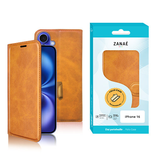 Etui Portefeuille Columbia Marron-Cognac