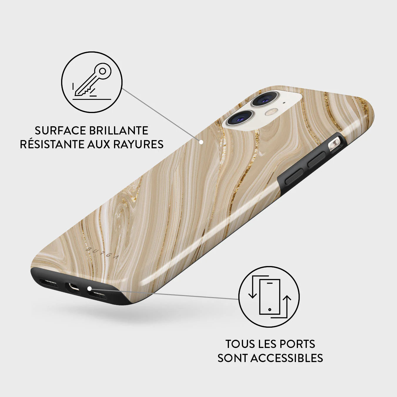 Coque BURGA - Full Glam