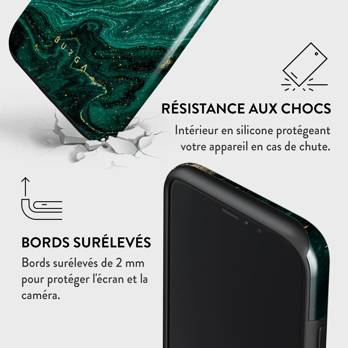 Coque BURGA - Emerald Pool Tough
