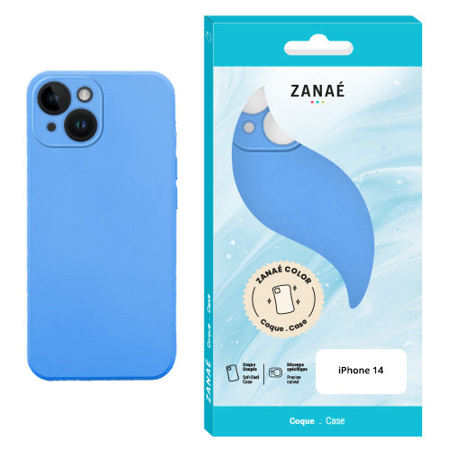 Coque Zanaé Color Bleu Azur