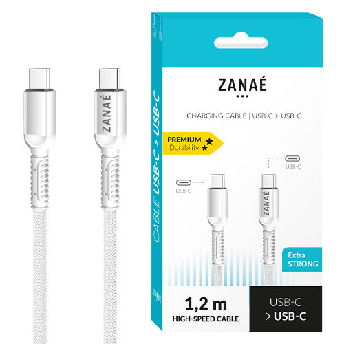 Câble USB-C Ultra Résistant 1.2m (USB-C vers USB-C)