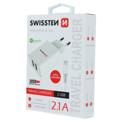 Chargeur 10w (2xUSB-A vers Lightning)