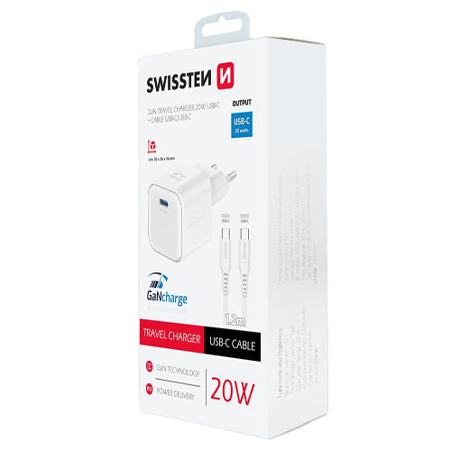Chargeur Rapide 20w (USB-C vers USB-C)