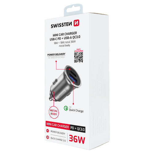 Chargeur Allume Cigare 36w Double USB (USB-A & USB-C)