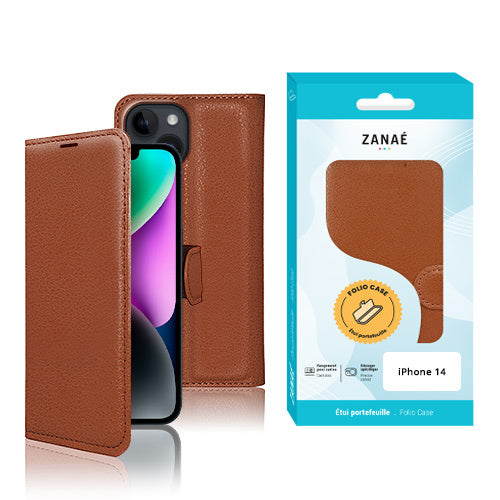 Etui Portefeuille Marron